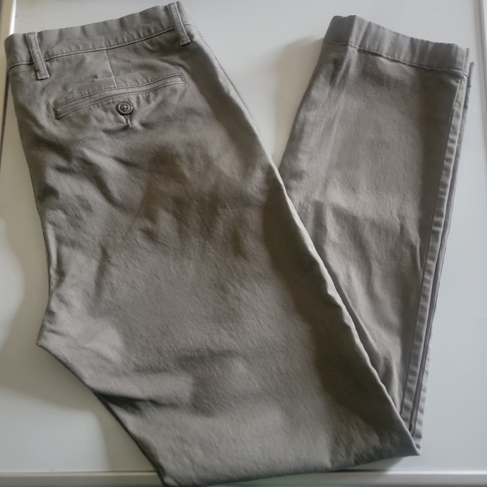 J Crew Men's Grey Pants 484 Slim 34x30 Work Casual